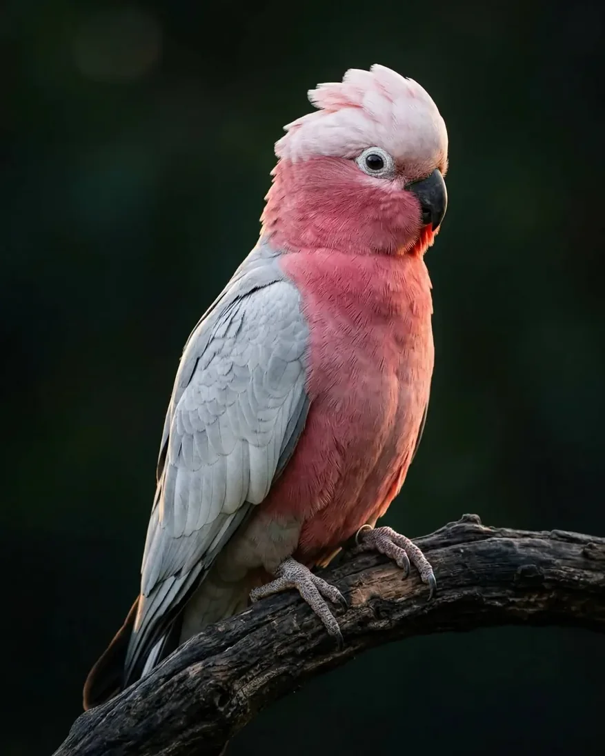 Розовый какаду гала (Eolophus roseicapilla)